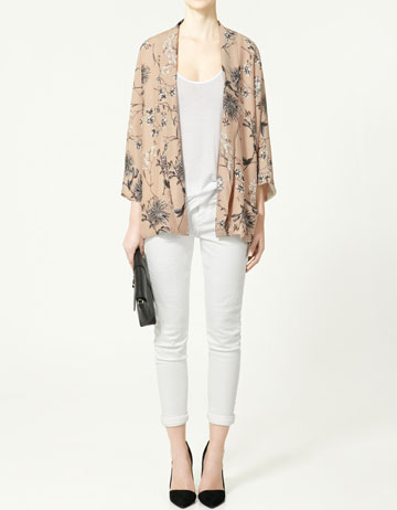 Zara printed kimono at Â£69.99 (tried this beaut on and was defo more ...